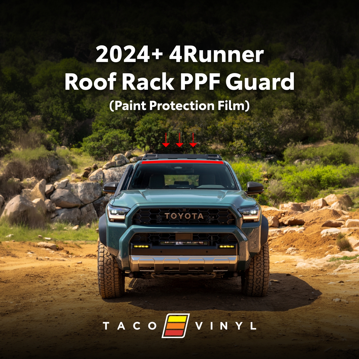 2025+ 4Runner PPF Roof Rack Guard