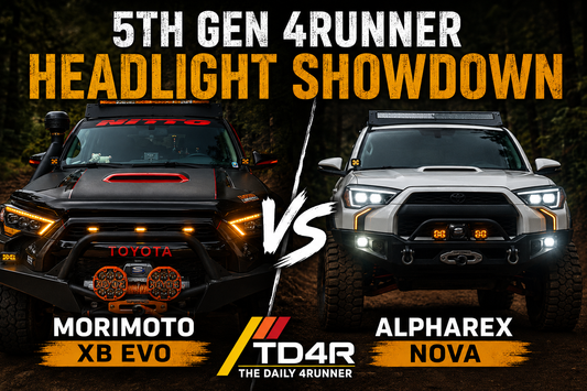 5th Gen 4Runner Headlight Showdown: Morimoto XB EVO vs. AlphaRex NOVA