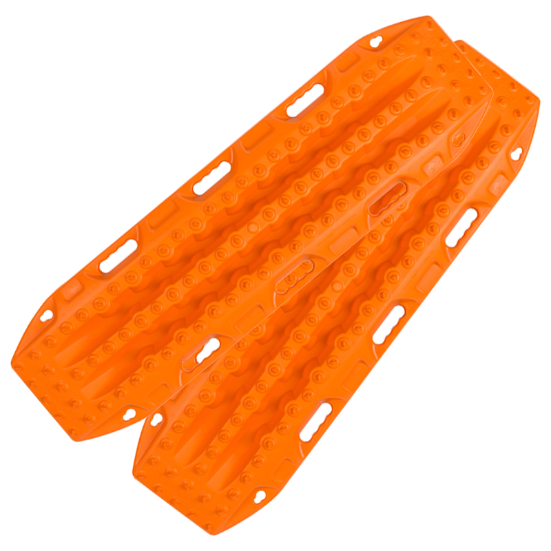 Pair of Signature Orange MAXTRAX MKII recovery boards for a 4Runner