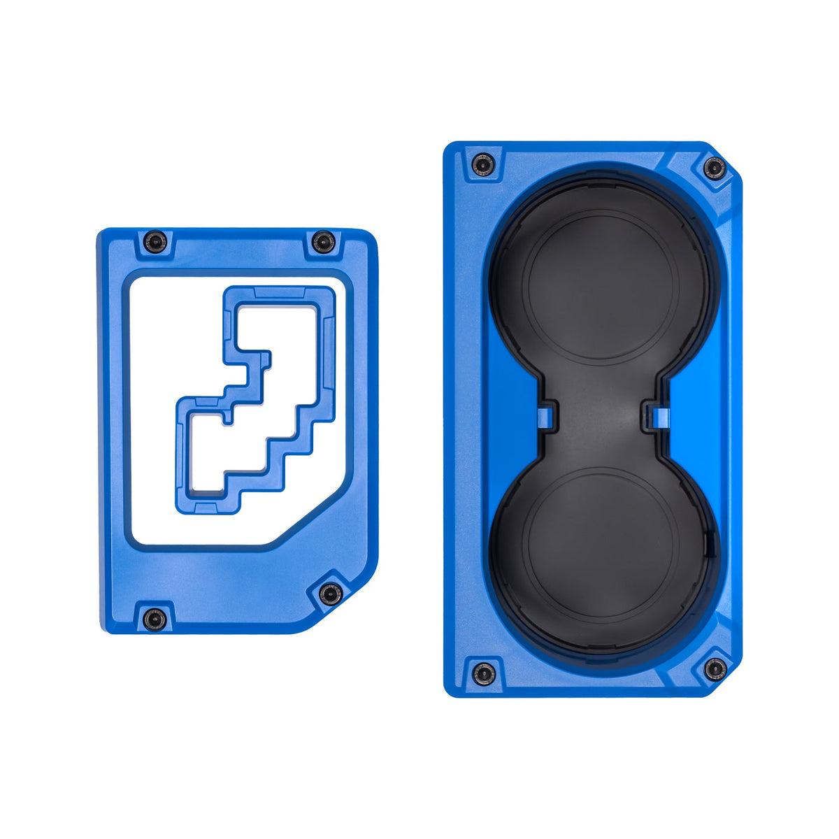 AJT Design v2 oversize cup holder + shifter/shift gate trim rings for a 2014-2021 Toyota Tundra.