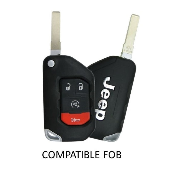 Injection Fob IF029 (V2 Wrangler JL / Gladiator JT) - BLUE
