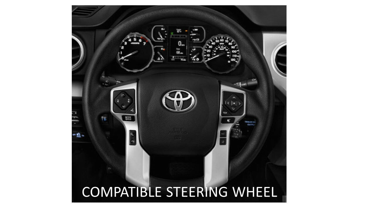 Steering Wheel Emblem Overlay (Select Toyota Models) - ARMY GREEN - BLANK