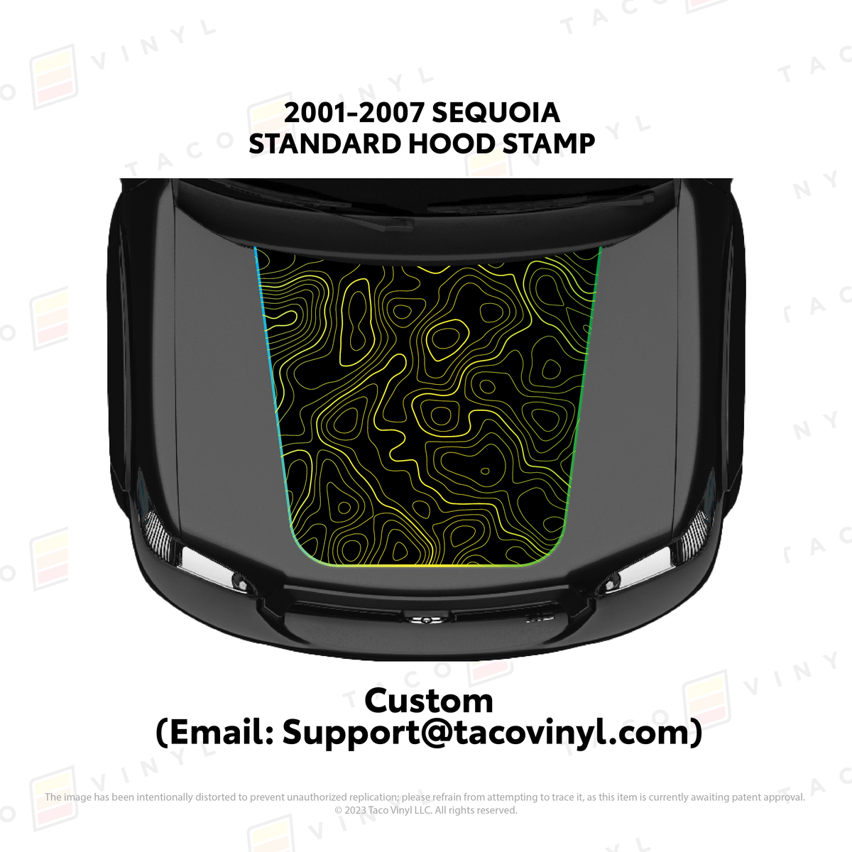 2001 - 07 Sequoia Hood Stamp