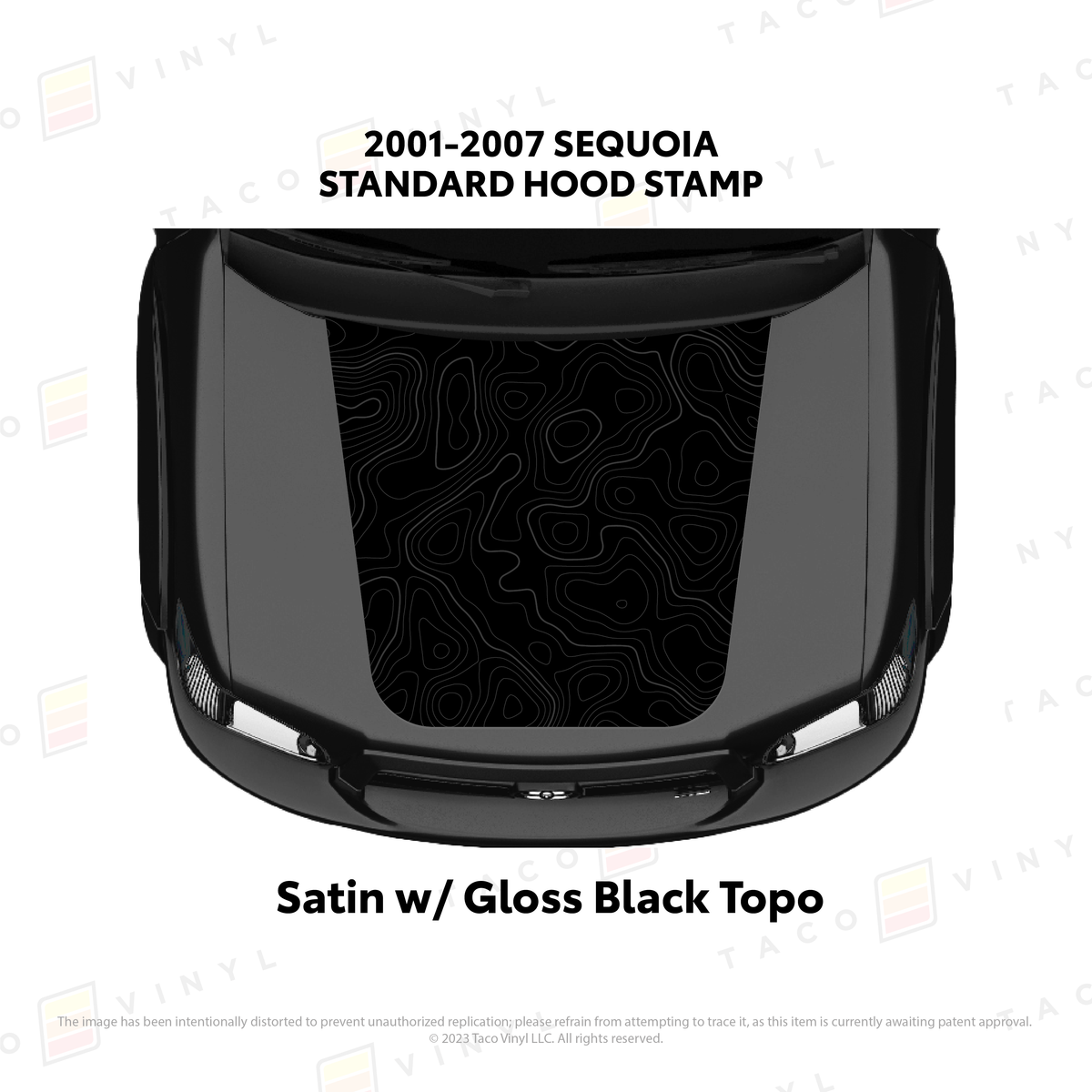 2001 - 07 Sequoia Hood Stamp