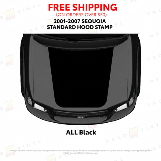 2001 - 07 Sequoia Hood Stamp
