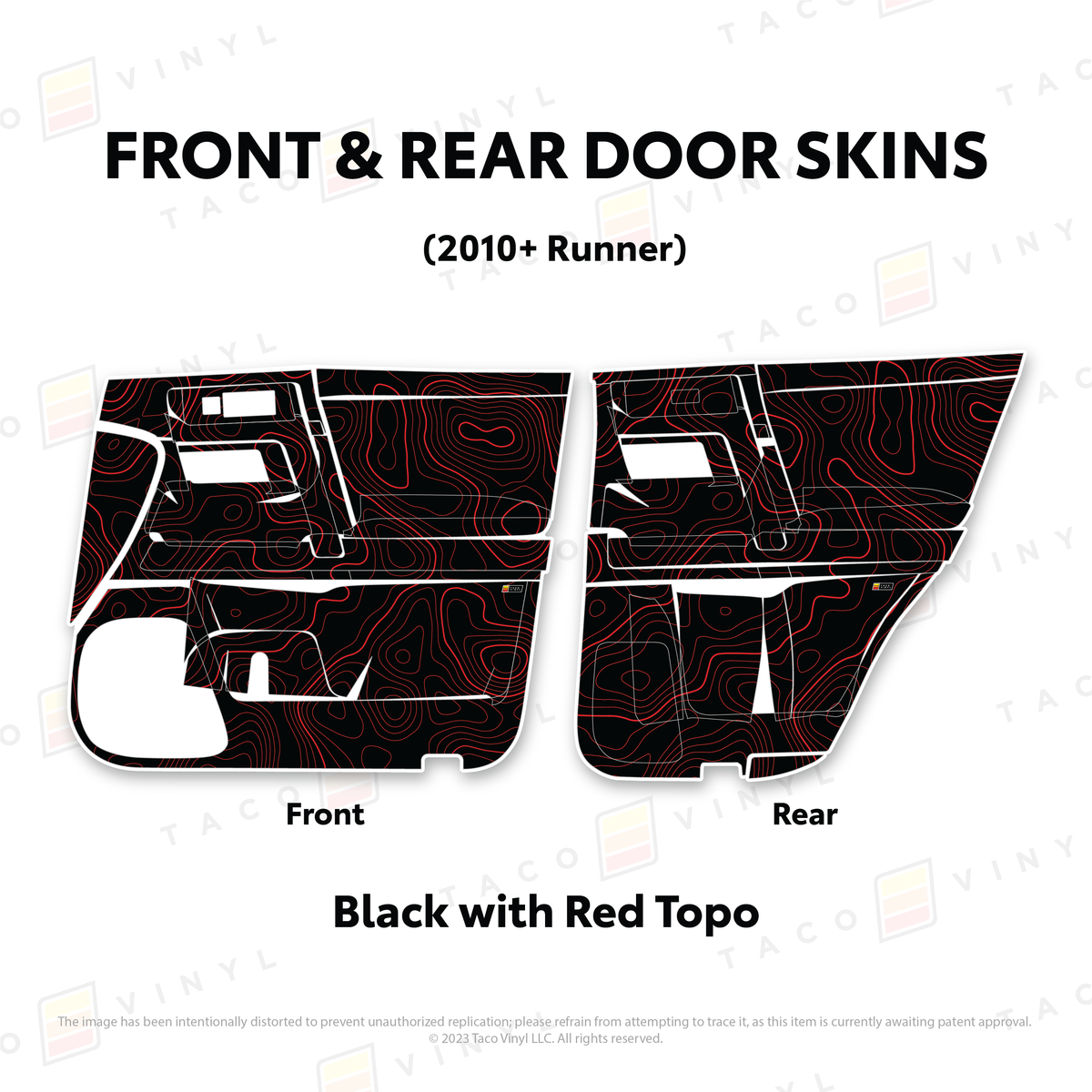 2010-24 4Runner Door Skins