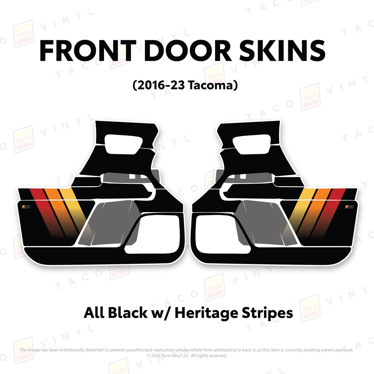 2016-23 Tacoma Door Skins