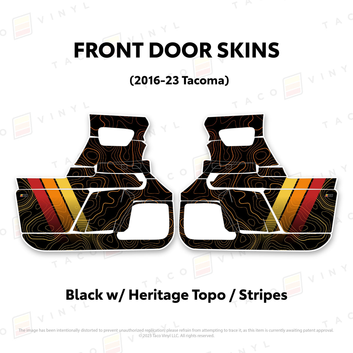 2016-23 Tacoma Door Skins