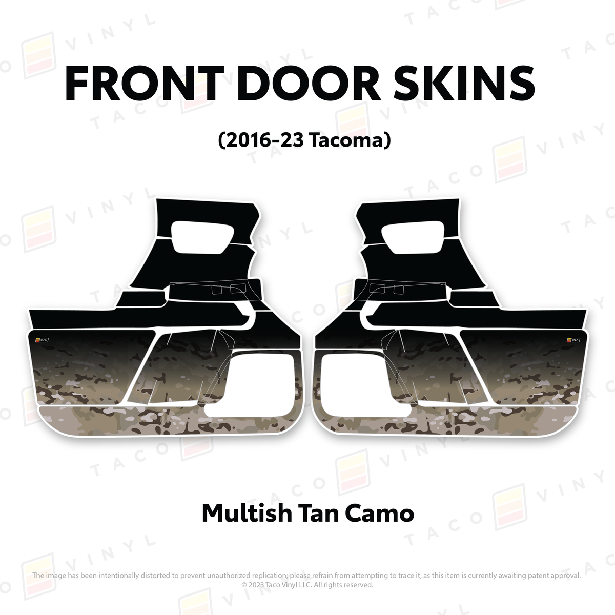 2016-23 Tacoma Door Skins