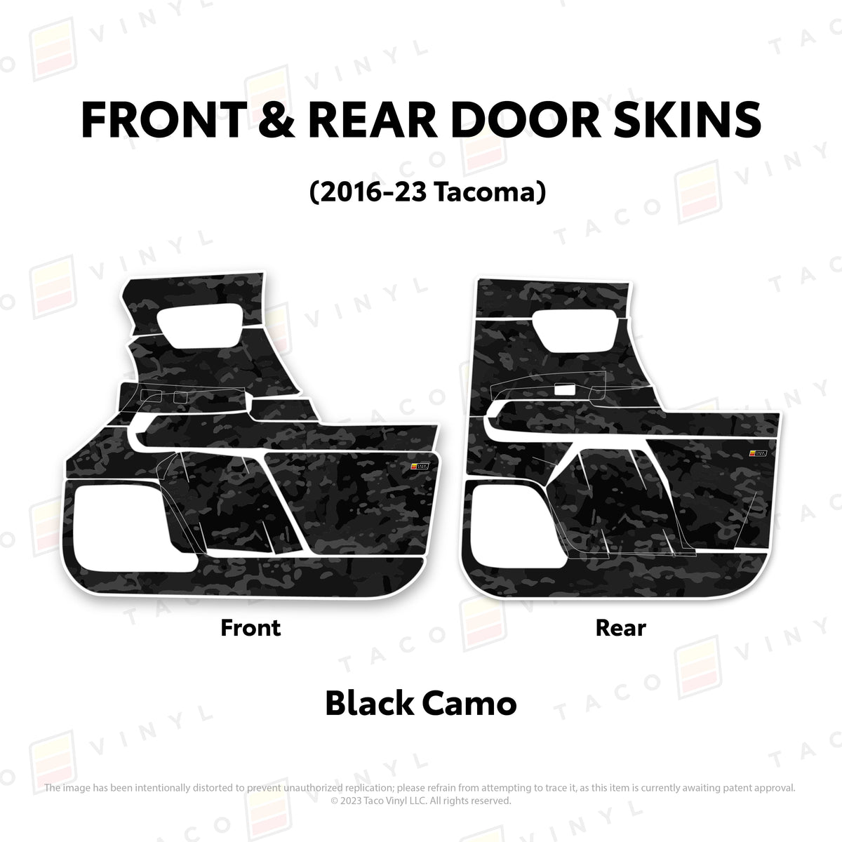 2016-23 Tacoma Door Skins