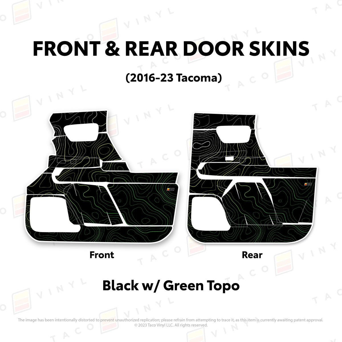 2016-23 Tacoma Door Skins