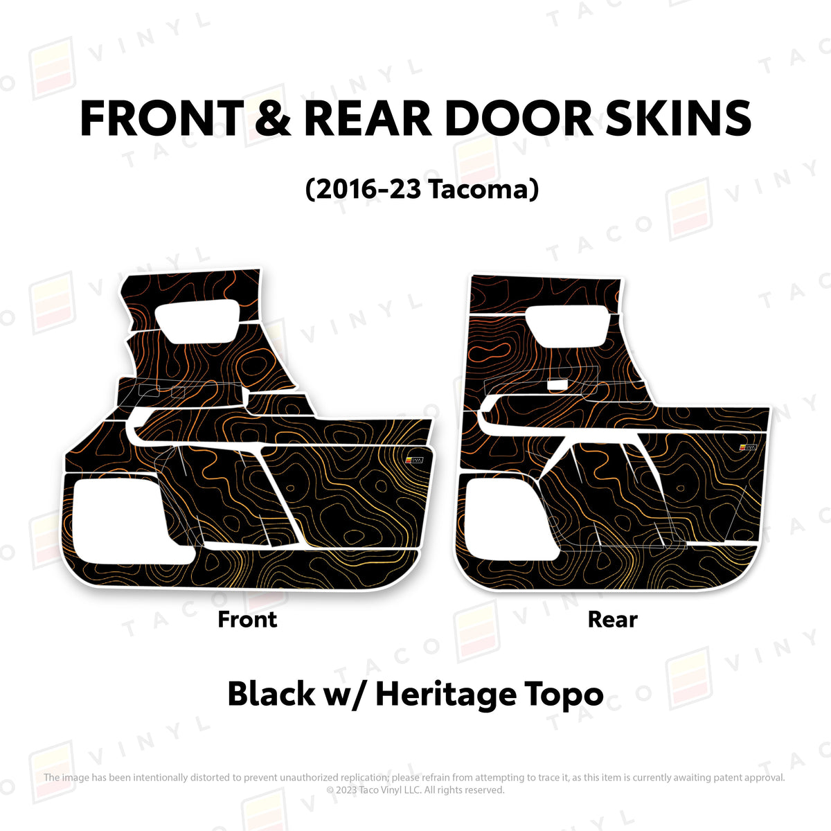 2016-23 Tacoma Door Skins