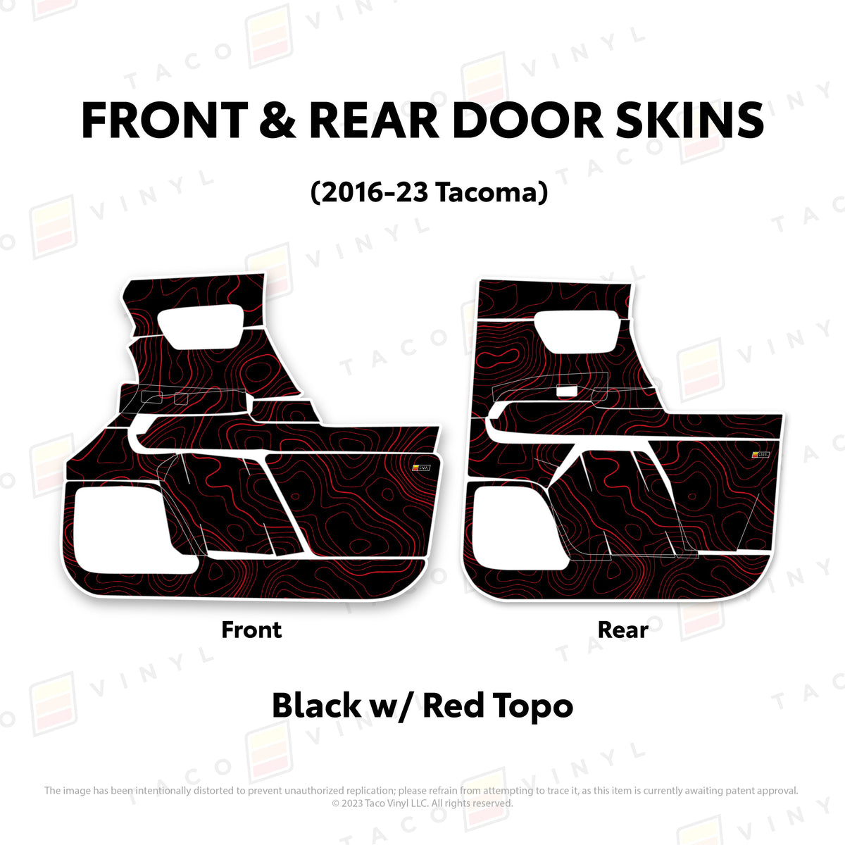 2016-23 Tacoma Door Skins
