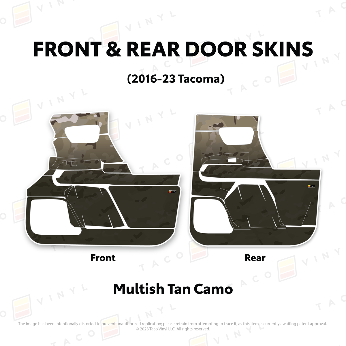 2016-23 Tacoma Door Skins