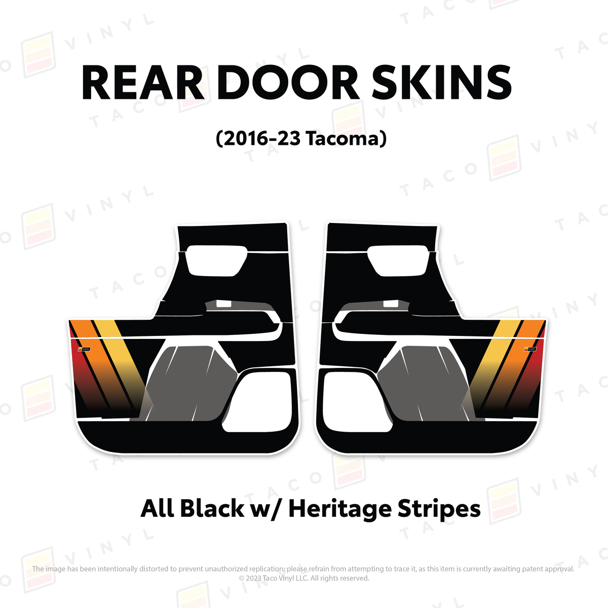 2016-23 Tacoma Door Skins