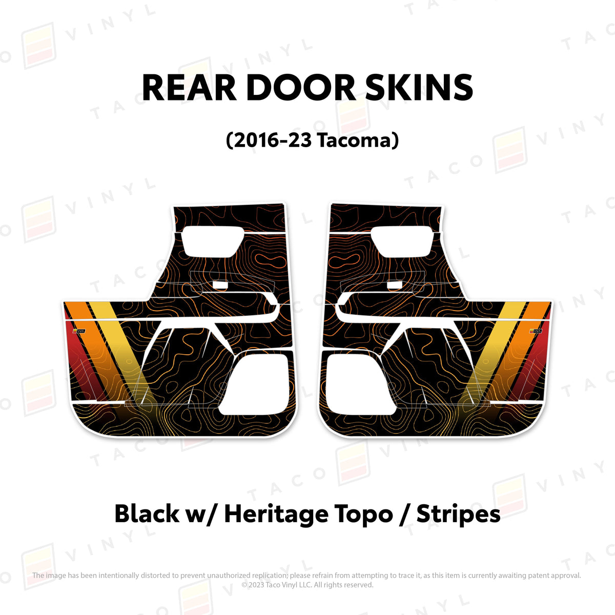 2016-23 Tacoma Door Skins