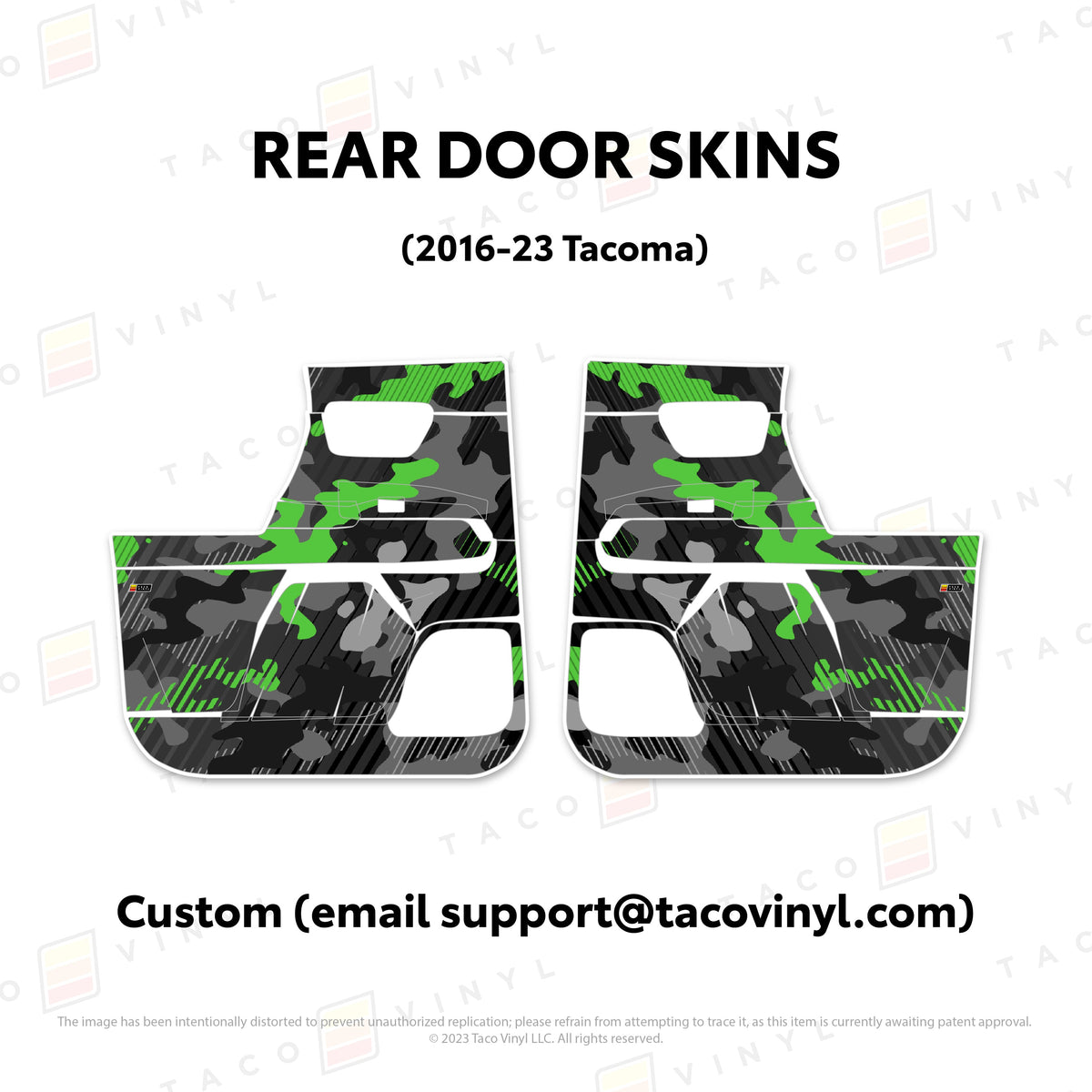 2016-23 Tacoma Door Skins