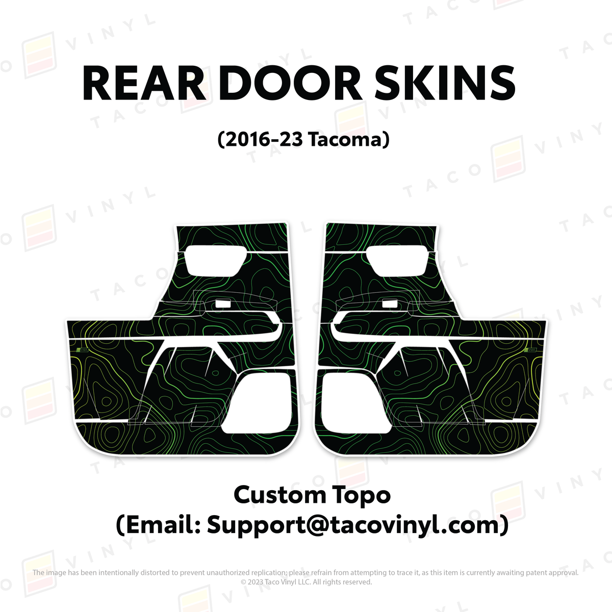 2016-23 Tacoma Door Skins