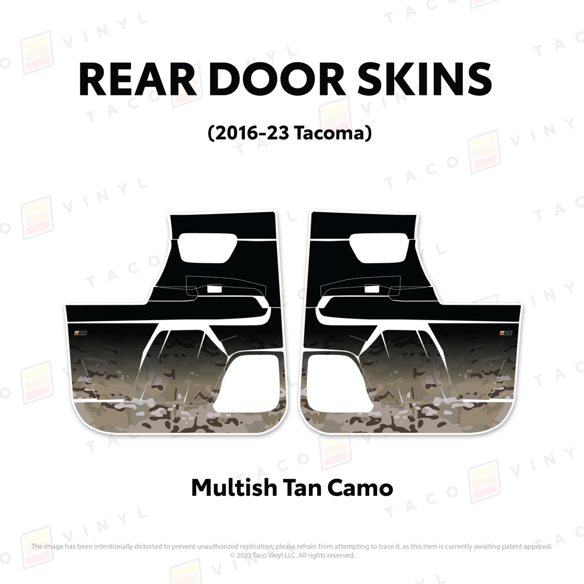 2016-23 Tacoma Door Skins