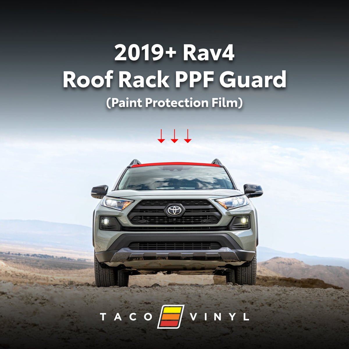 2019-2025 Rav4 PPF Roof Rack Guard