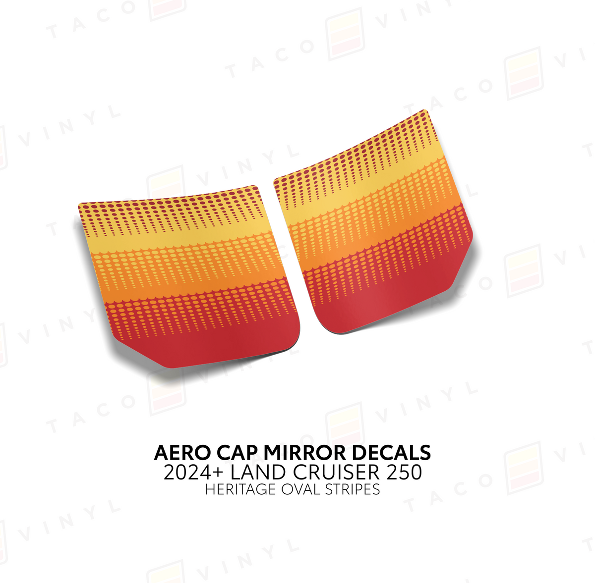 2024+ Land Cruiser 250 Aero Cap Mirror Decals