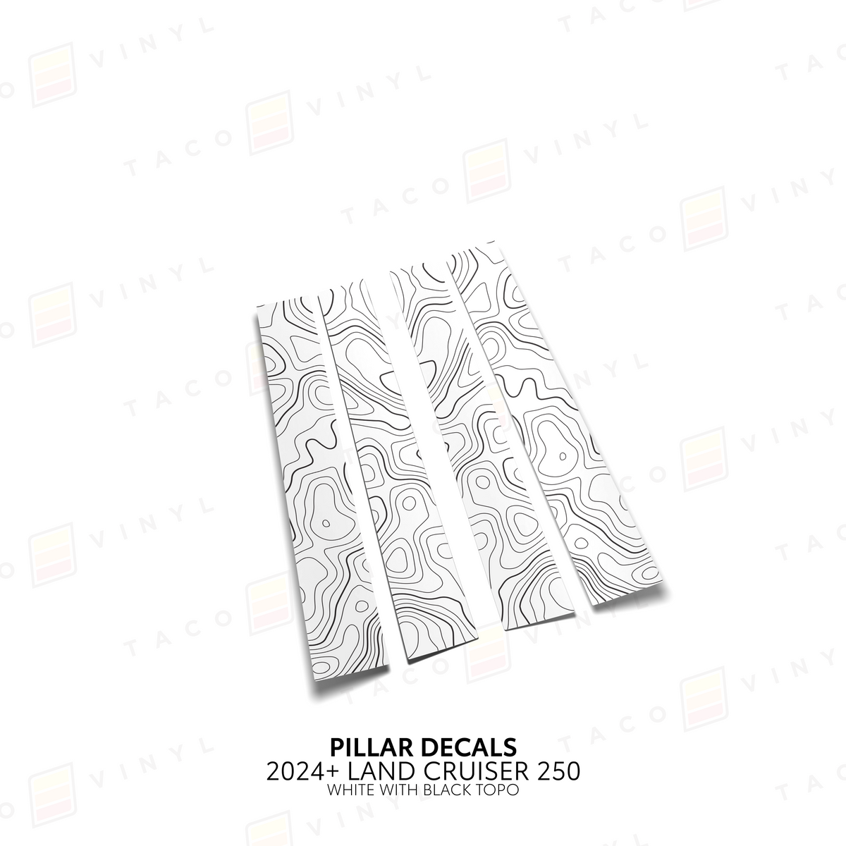 2024+ Land Cruiser 250 Door Pillar Decals