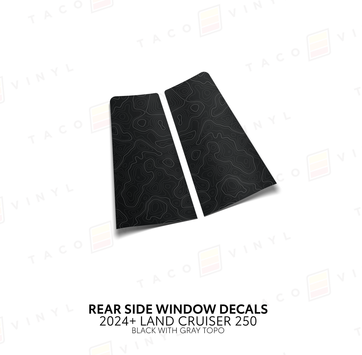 2024+ Land Cruiser 250 Rear Side Window Decal