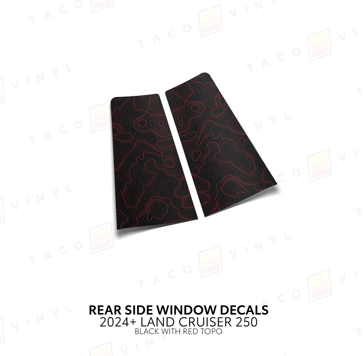 2024+ Land Cruiser 250 Rear Side Window Decal