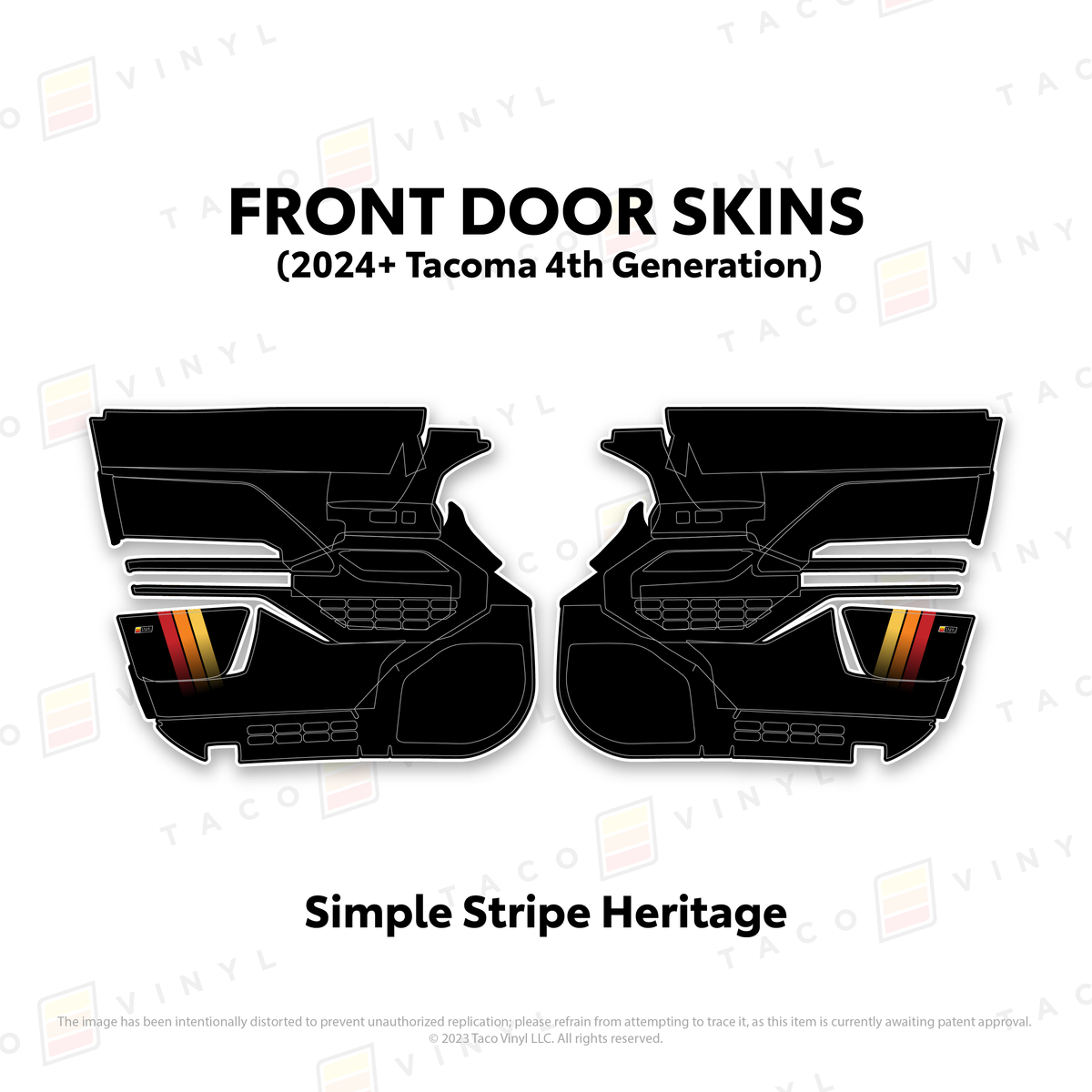 2024+ Tacoma Door Skins