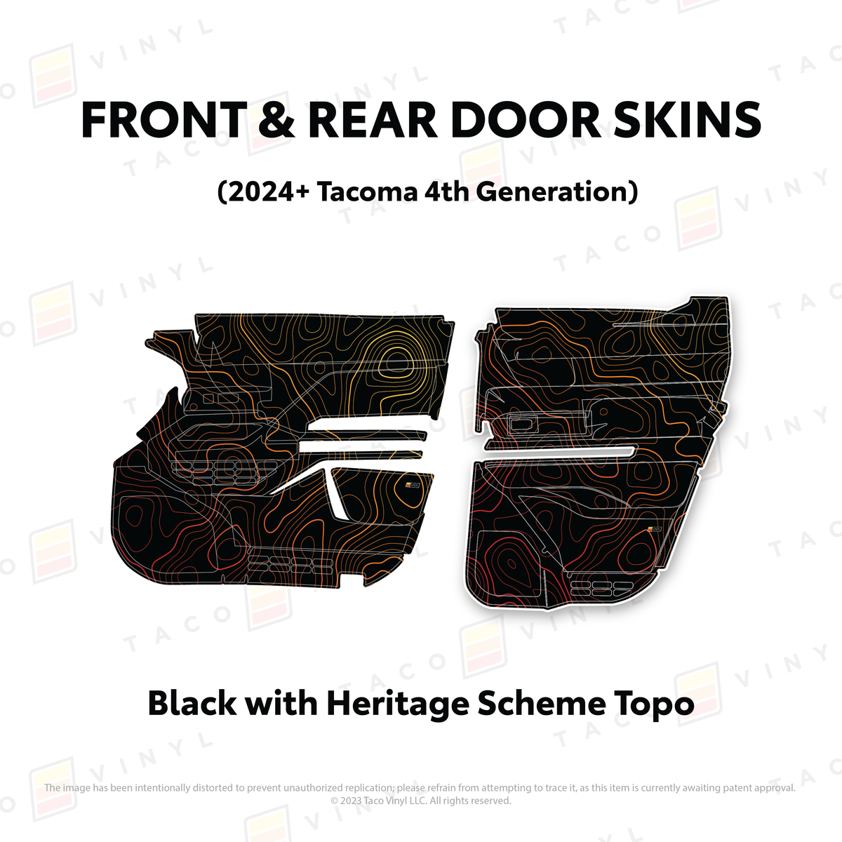2024+ Tacoma Door Skins