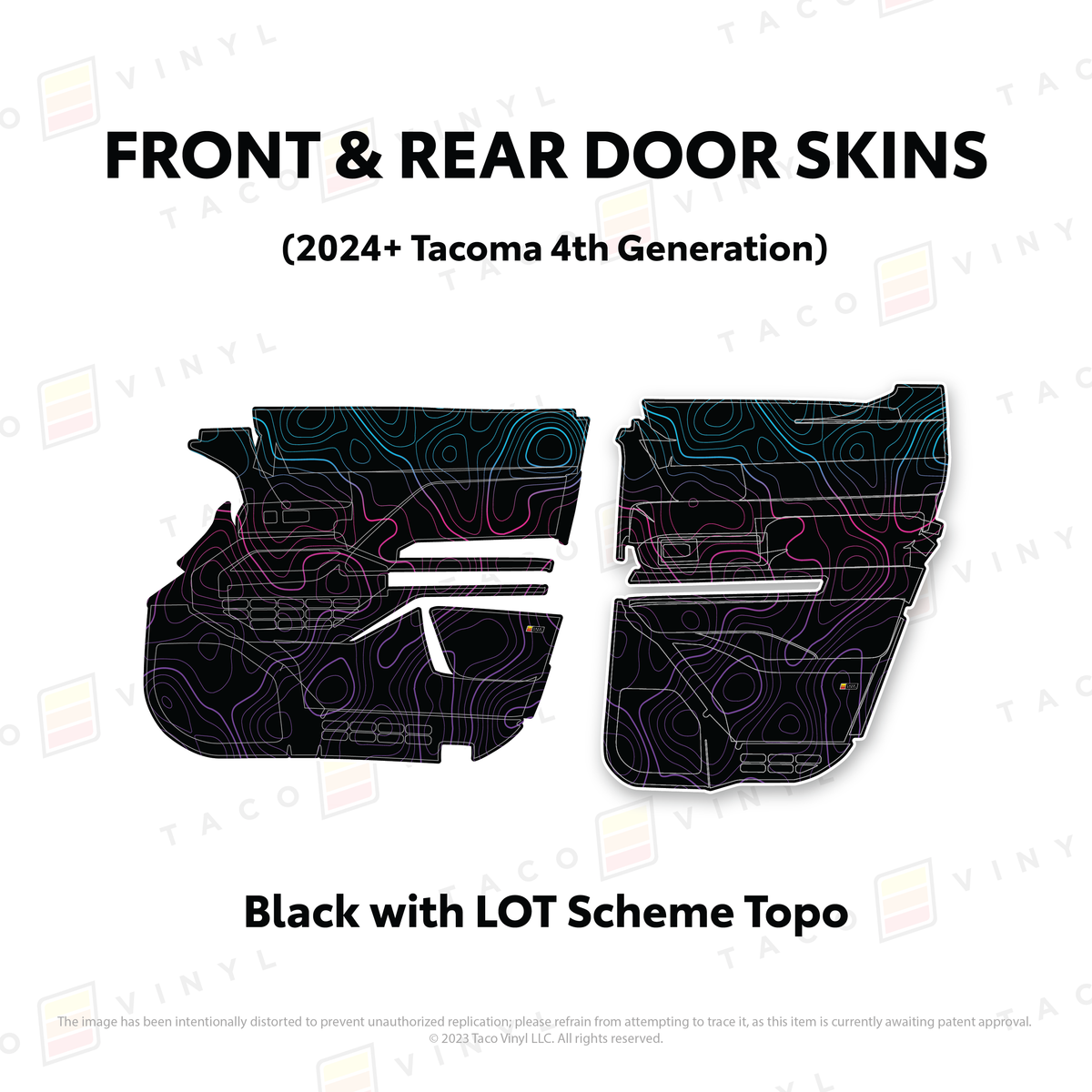 2024+ Tacoma Door Skins
