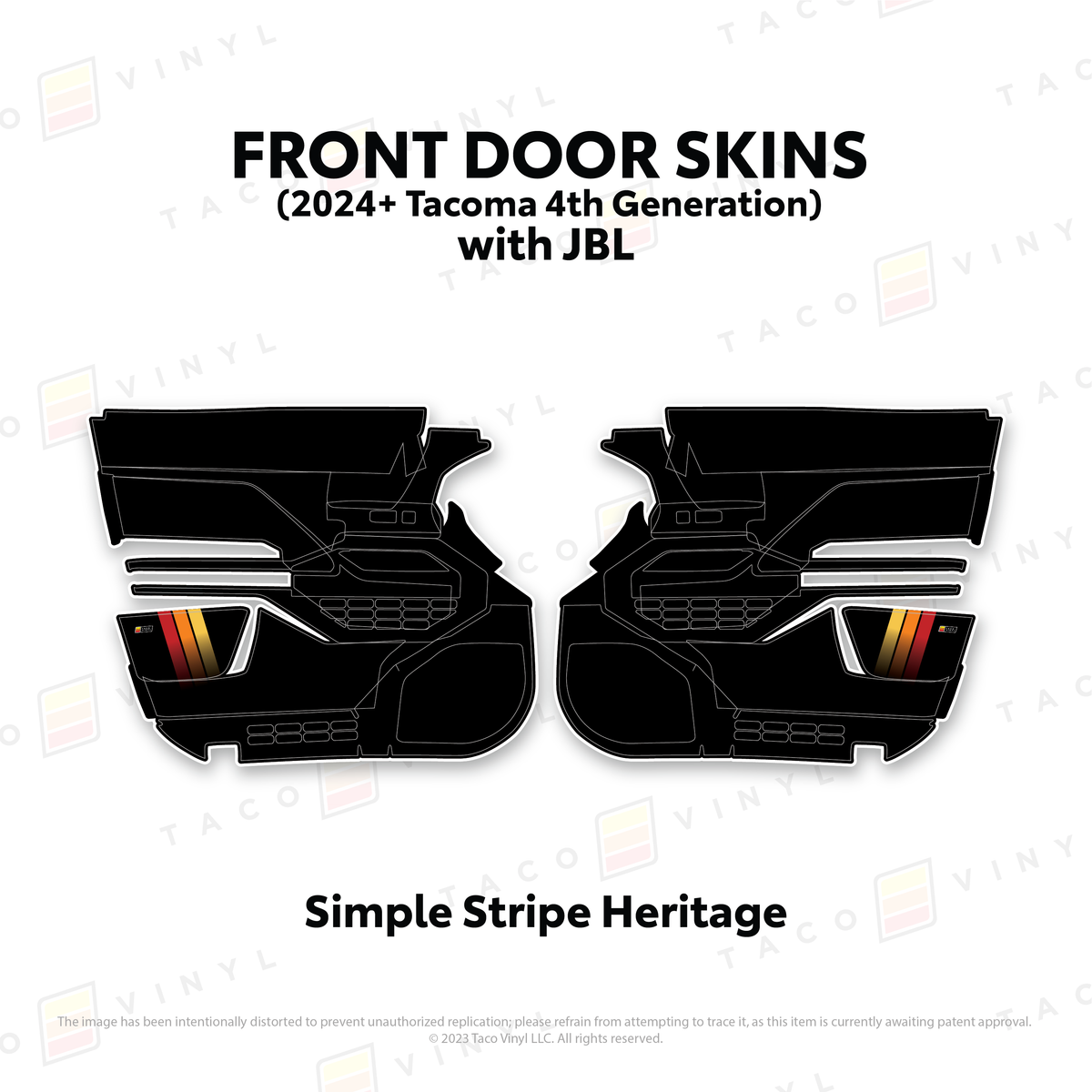 2024+ Tacoma Door Skins
