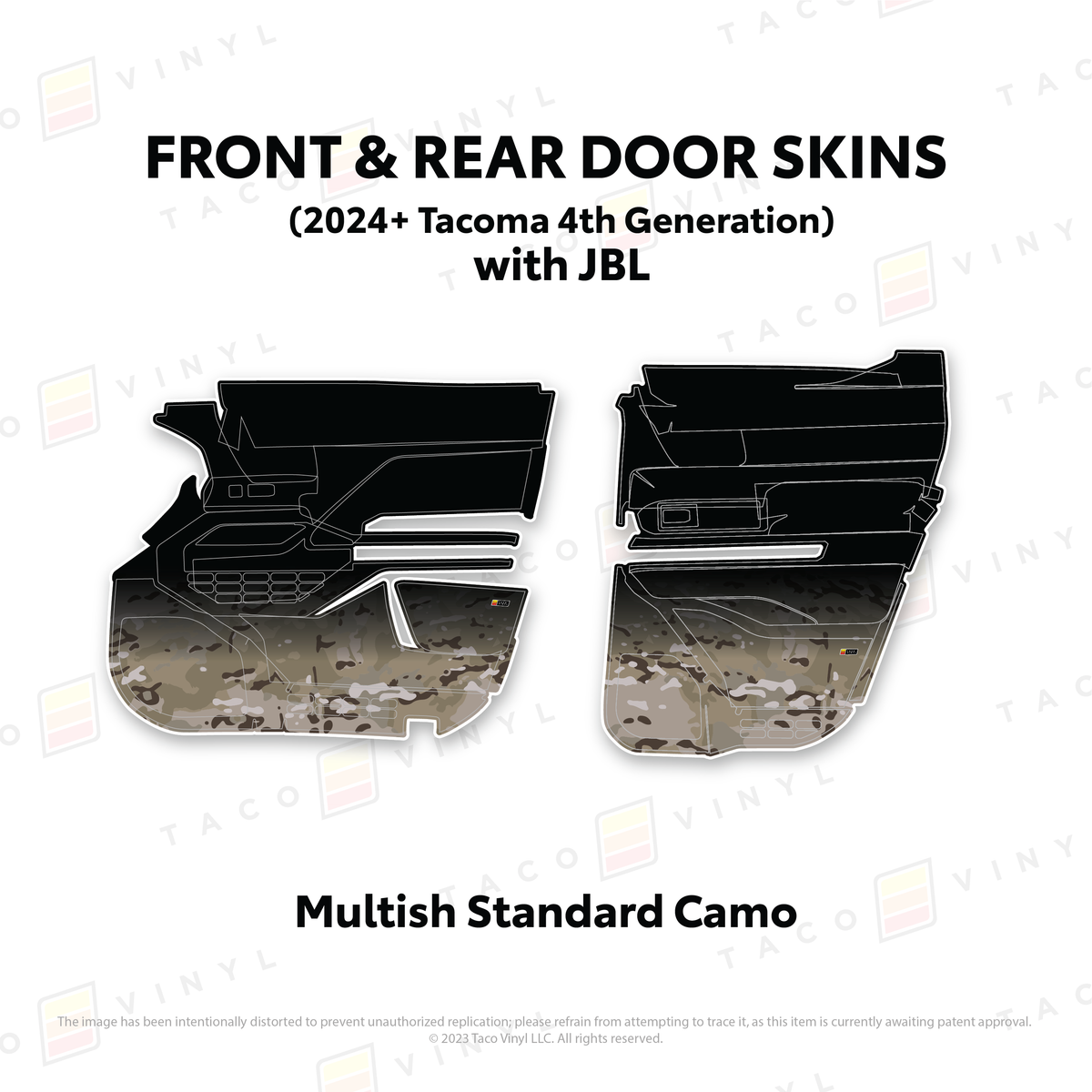 2024+ Tacoma Door Skins