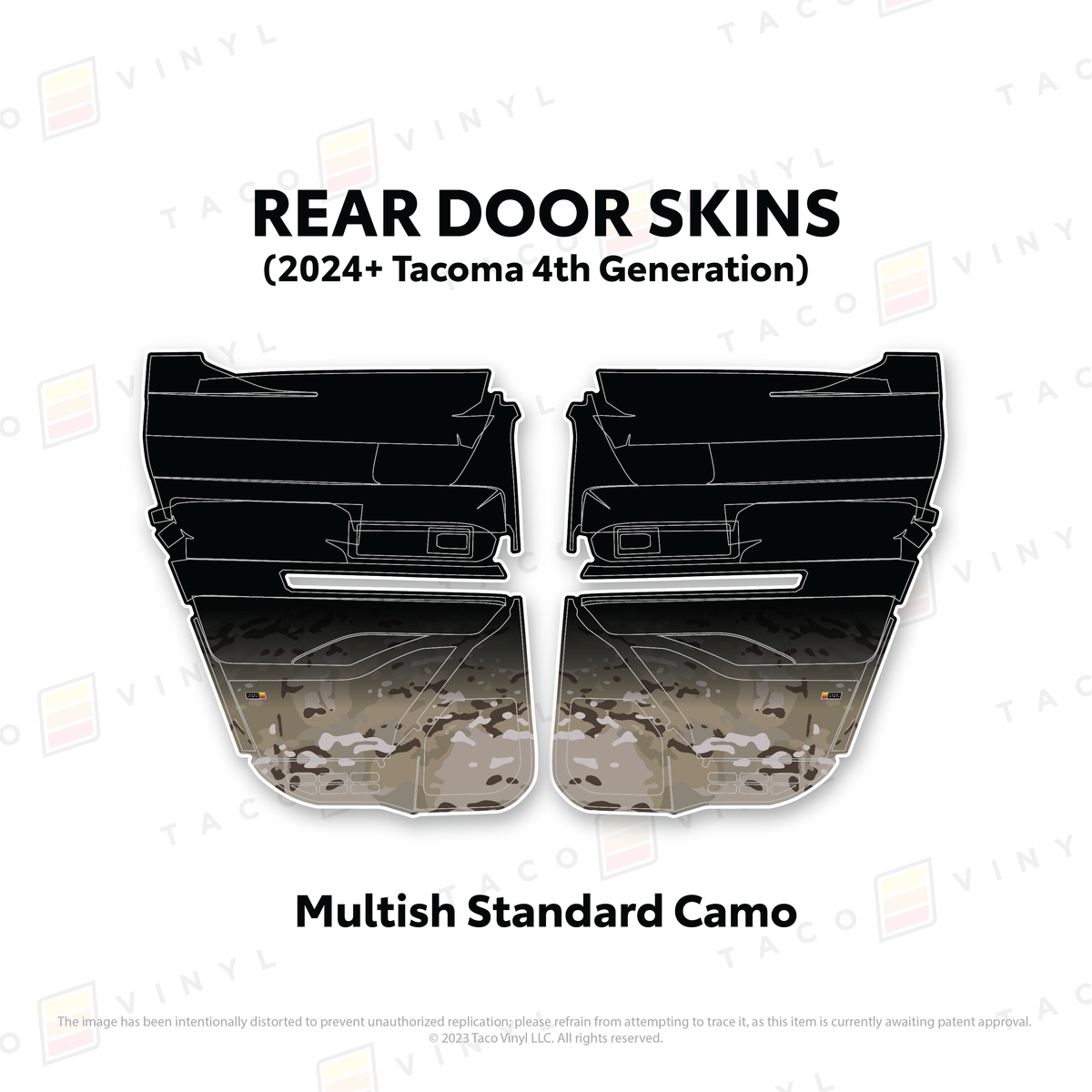 2024+ Tacoma Door Skins
