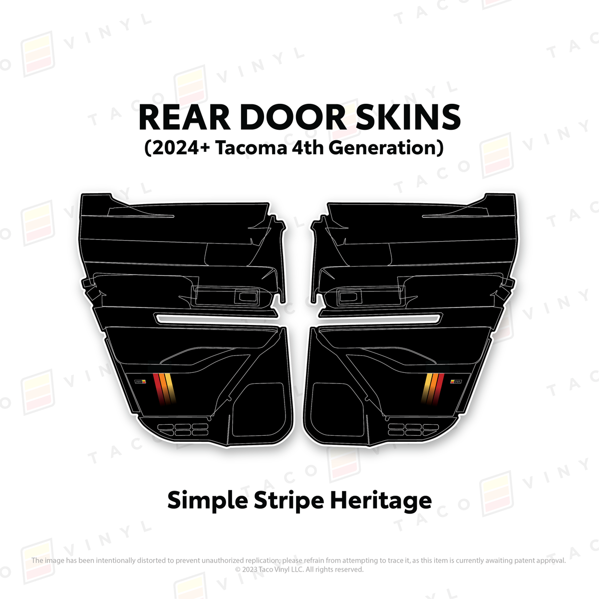2024+ Tacoma Door Skins
