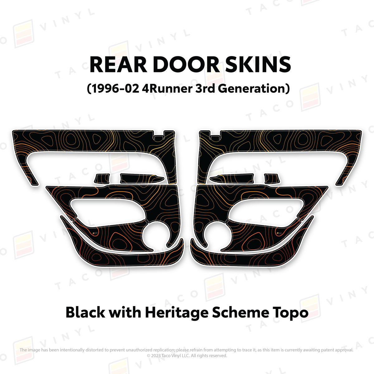 1996-2002 4Runner Door Skins