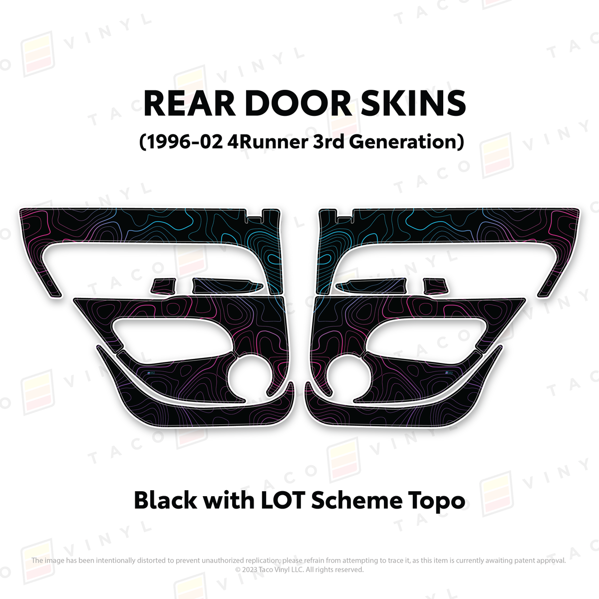 1996-2002 4Runner Door Skins