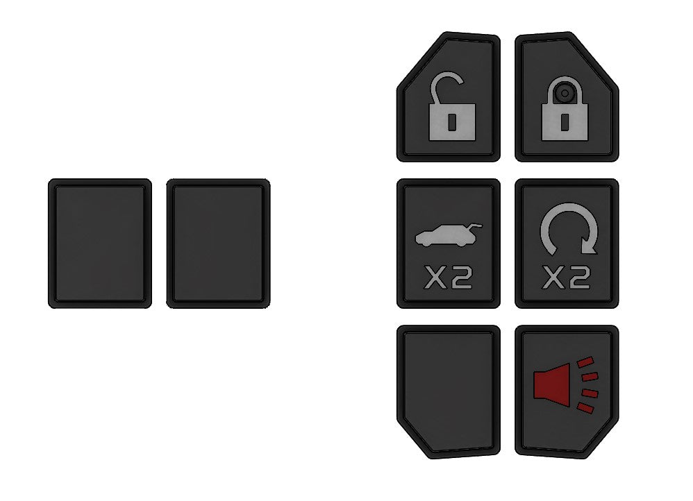 Injection Fob IF031 (2019-2024 RAM 2500) - GRAY