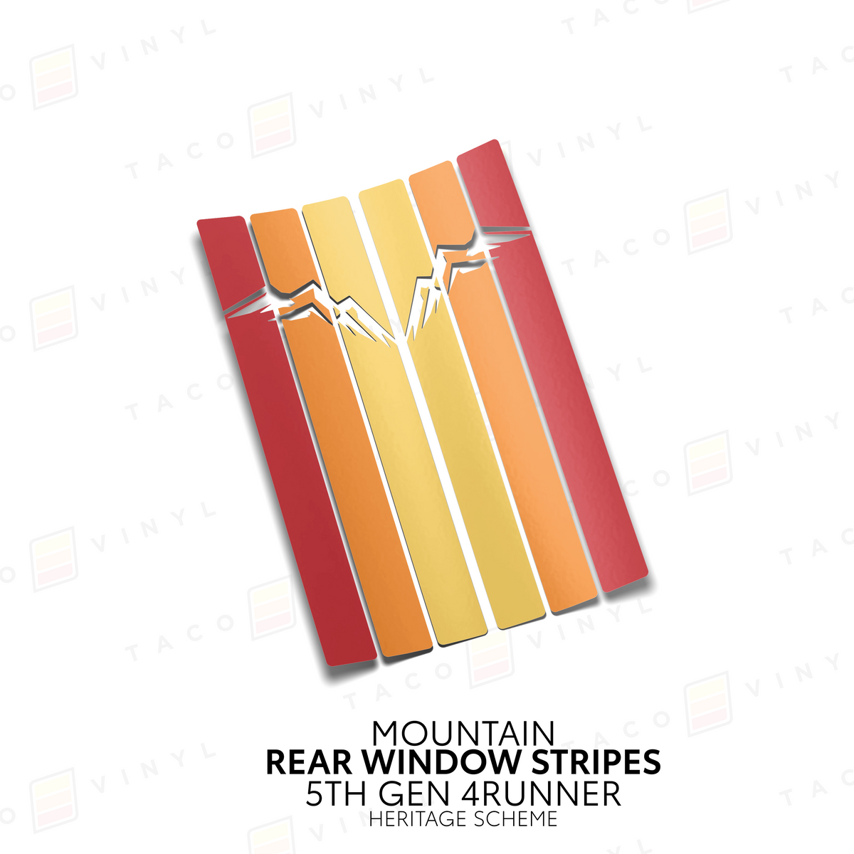 4Runner Rear Window Stripes