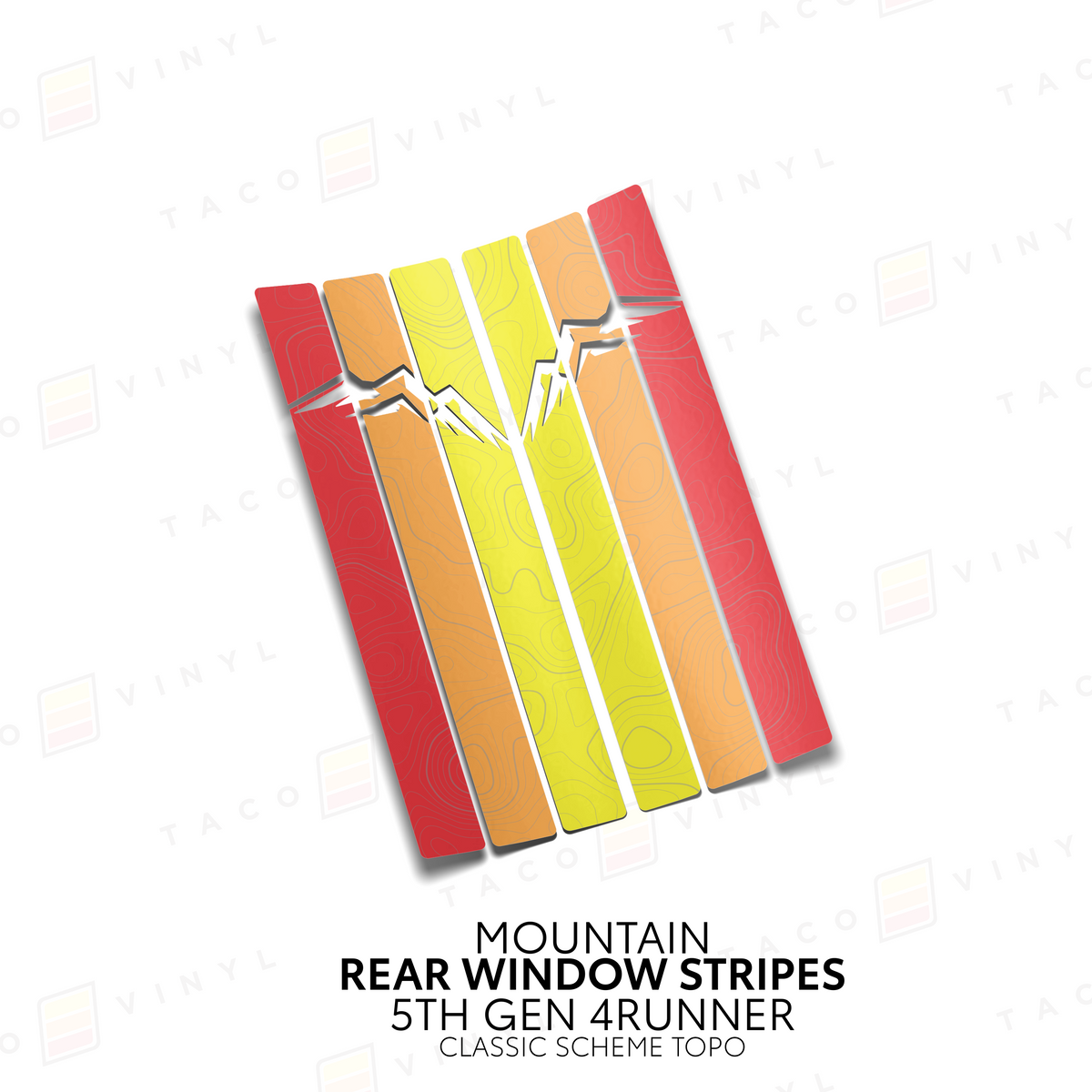 4Runner Rear Window Stripes