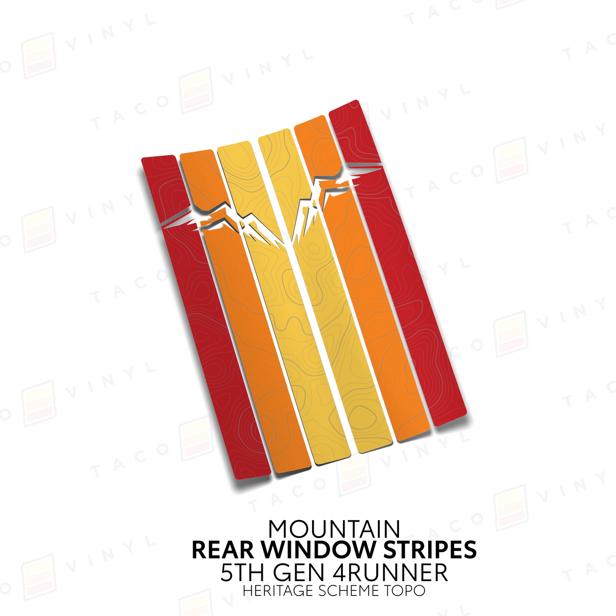 4Runner Rear Window Stripes