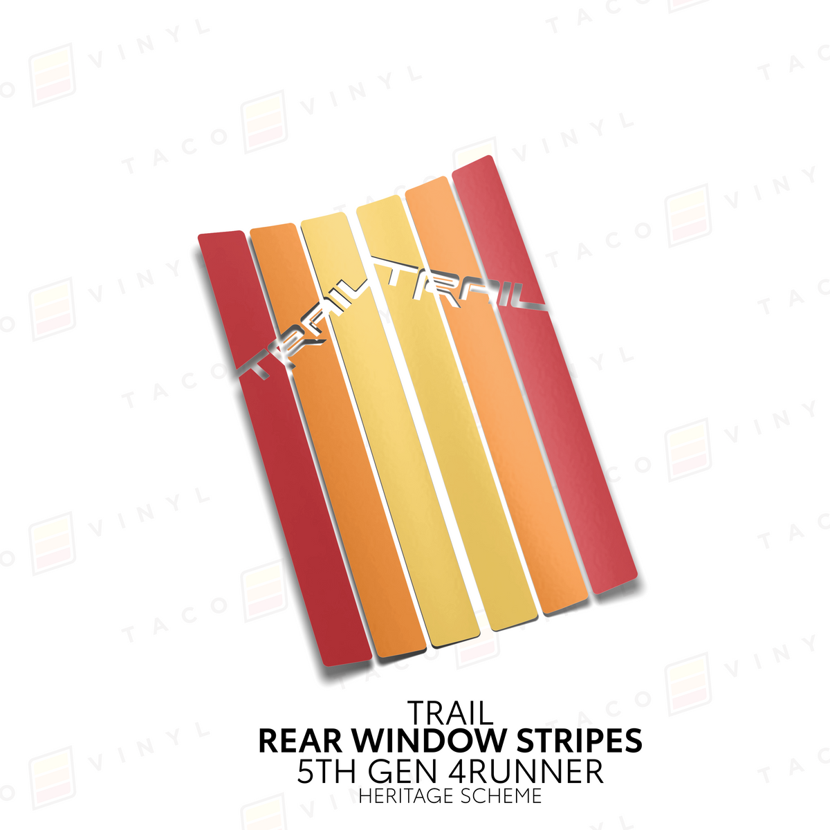 4Runner Rear Window Stripes