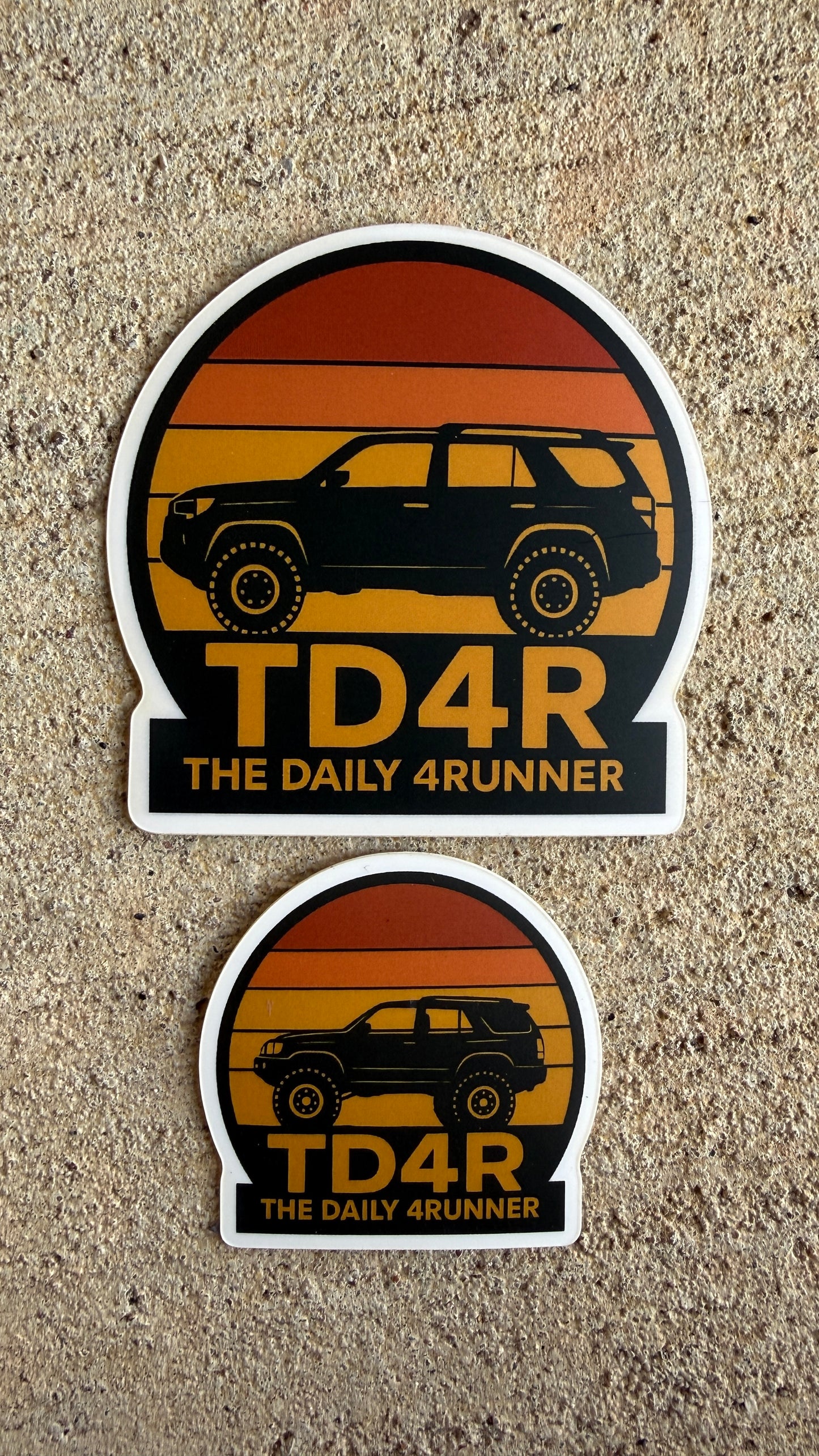 The Daily 4Runner Heritage Sticker Set (3rd & 5th Gen)