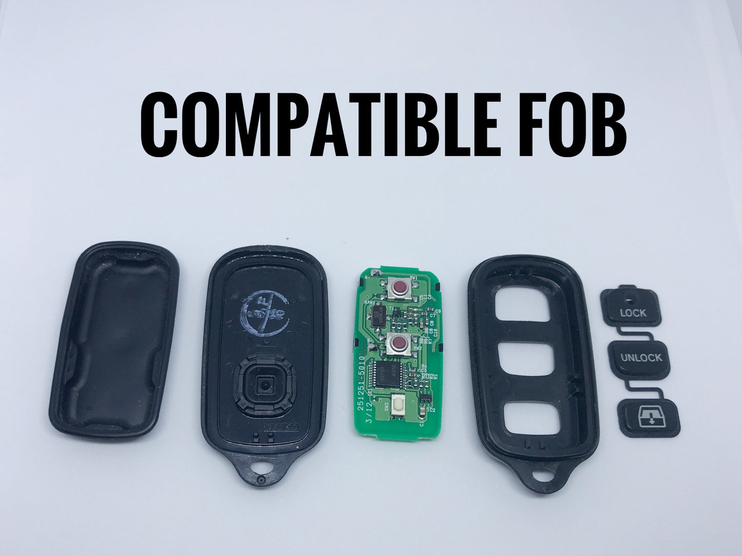 Injection Fob IF004 (3rd/4th Gen 4Runner) - ARMY GREEN