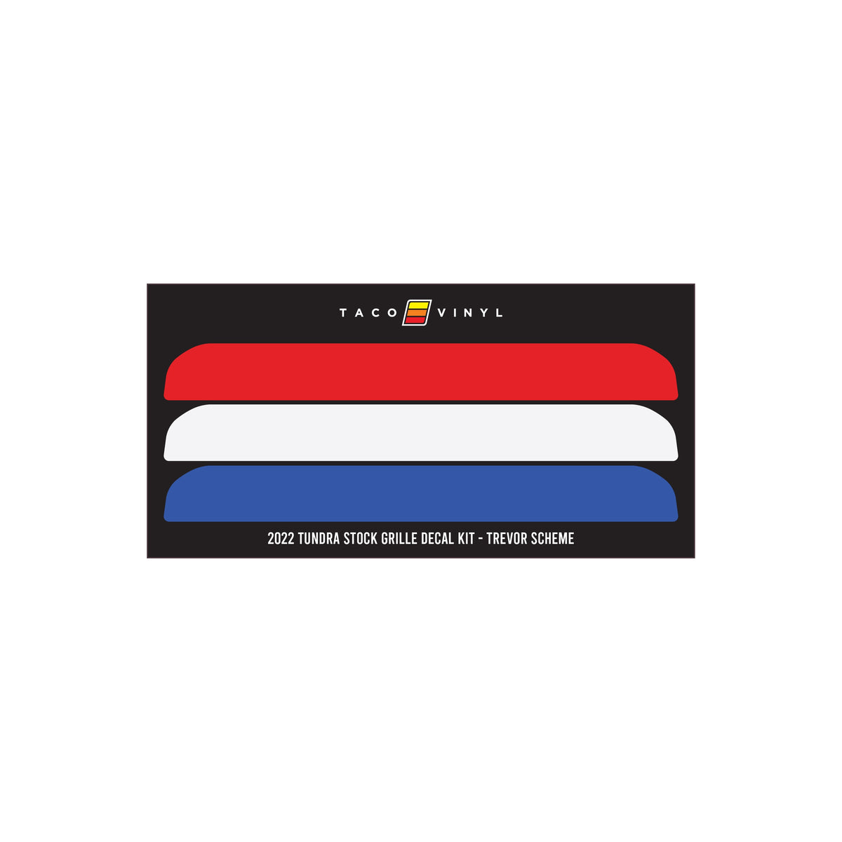 2022+ Tundra Offroad Grille Decal