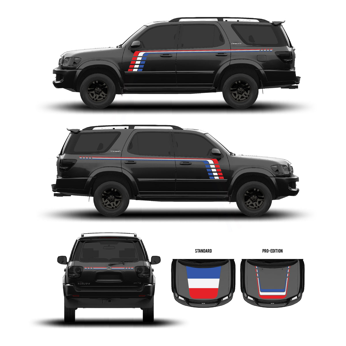 2001–07 Sequoia Checkered Stripe Kit
