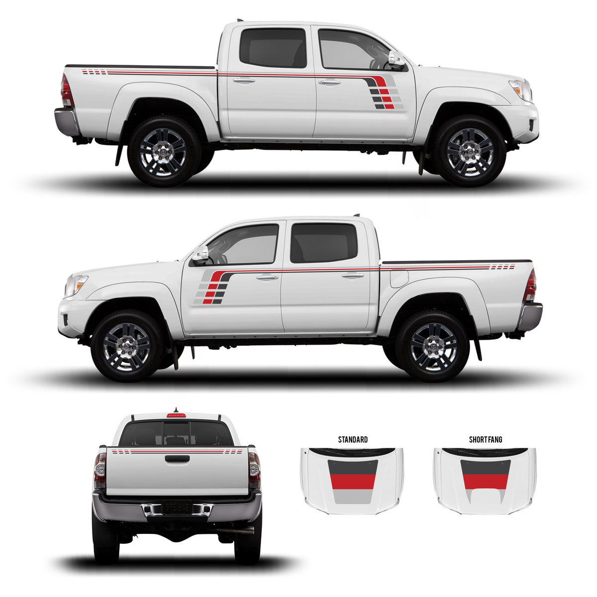2005-15 Tacoma Checkered Stripe Kit