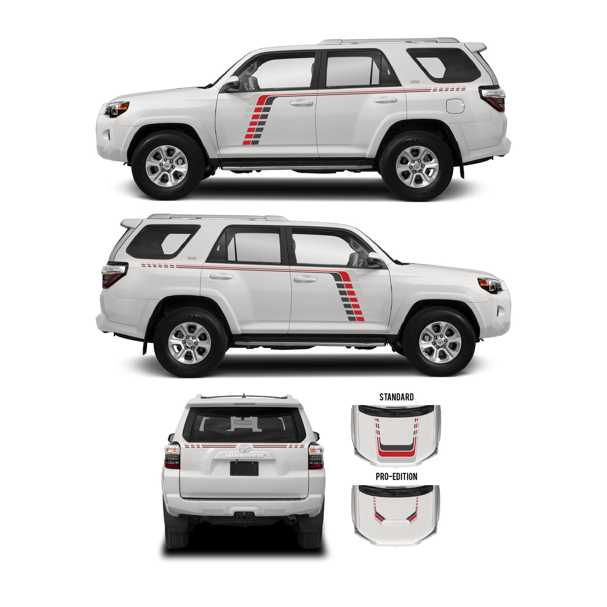 2010-2024 4Runner Checkered Stripe Kit