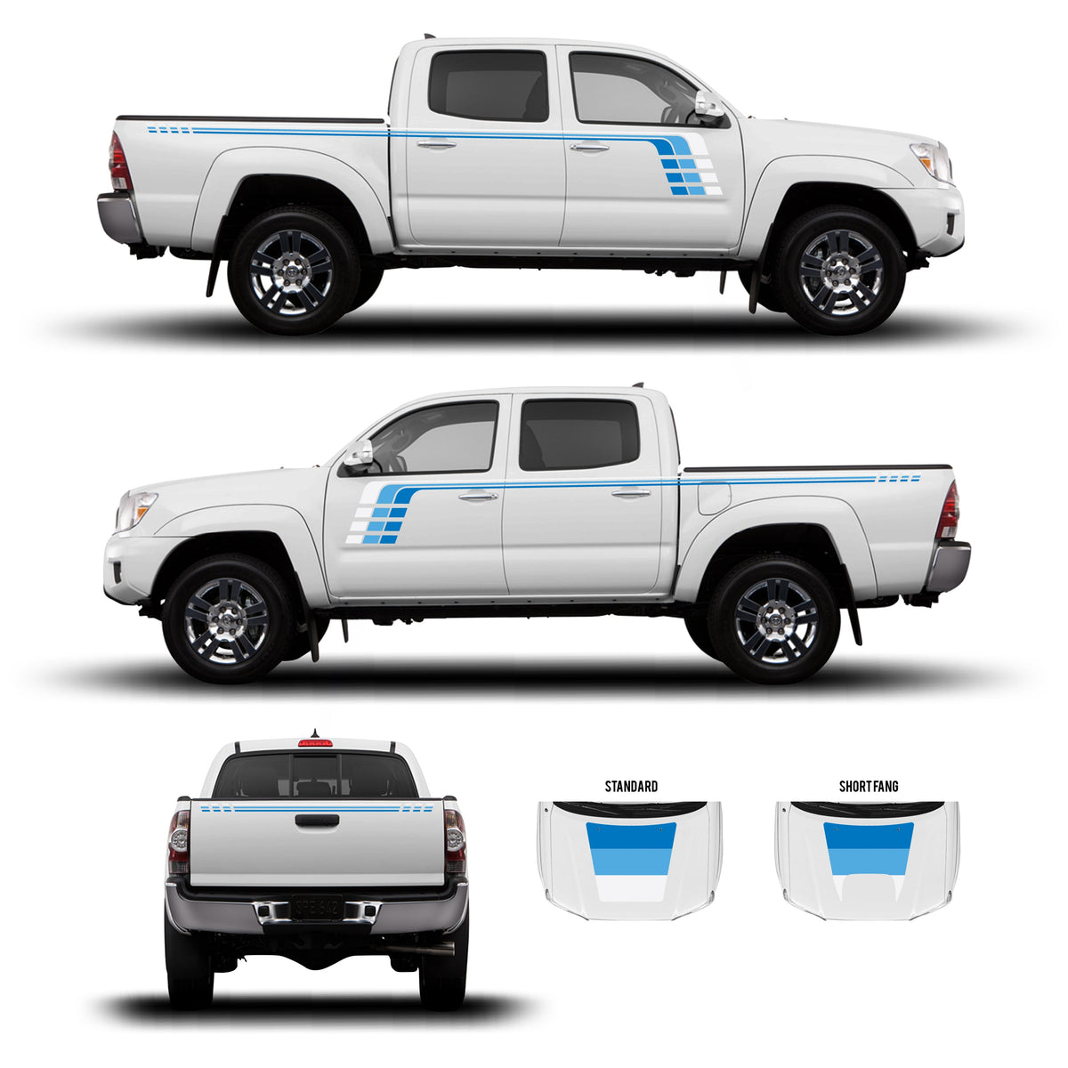 2005-15 Tacoma Checkered Stripe Kit