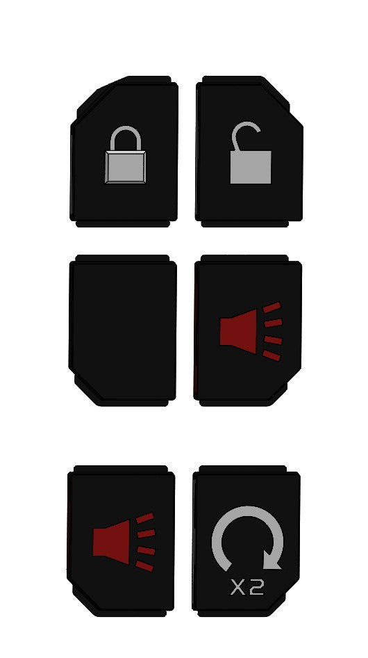 Injection Fob IF030 (2023+ Colorado/Canyon) - RED